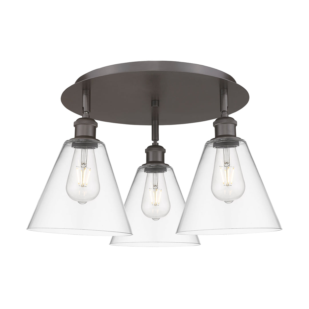 Innovations Downtown Urban 516-3C-OB-GBC-82 Ceiling Light - Oil Rubbed Bronze