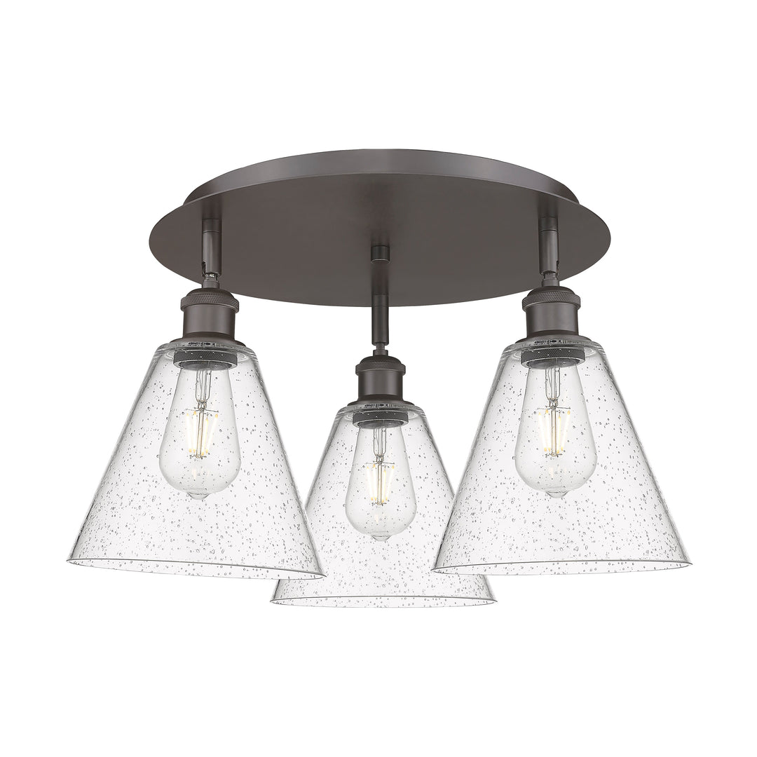 Innovations Downtown Urban 516-3C-OB-GBC-84 Ceiling Light - Oil Rubbed Bronze