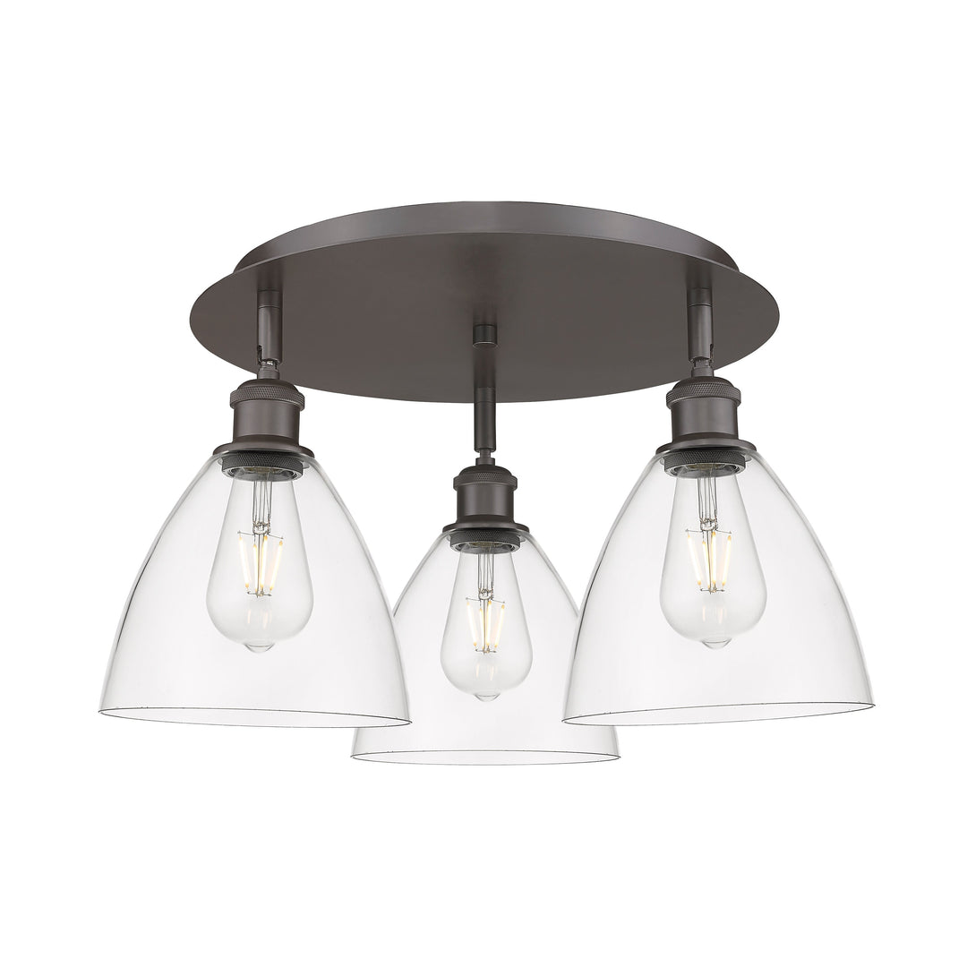 Innovations Downtown Urban 516-3C-OB-GBD-752 Ceiling Light - Oil Rubbed Bronze