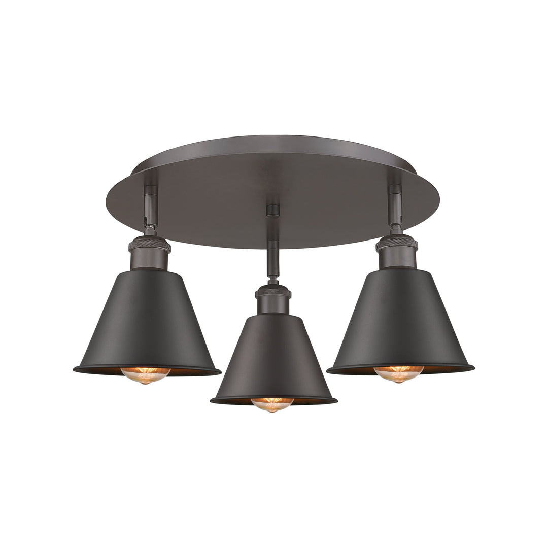 Innovations Downtown Urban 516-3C-OB-M8-OB Ceiling Light - Oil Rubbed Bronze
