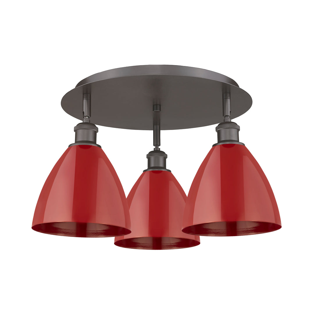 Innovations Downtown Urban 516-3C-OB-MBD-75-RD Ceiling Light - Oil Rubbed Bronze