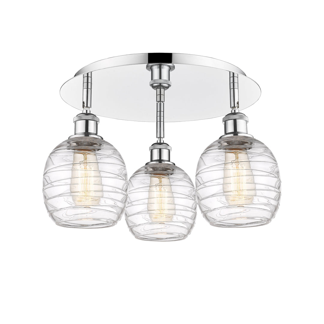Innovations Downtown Urban 516-3C-PC-G1013 Ceiling Light - Polished Chrome