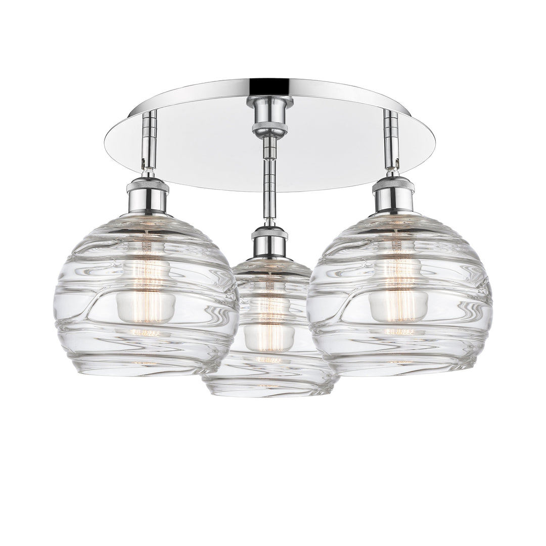 Innovations Downtown Urban 516-3C-PC-G1213-8 Ceiling Light - Polished Chrome