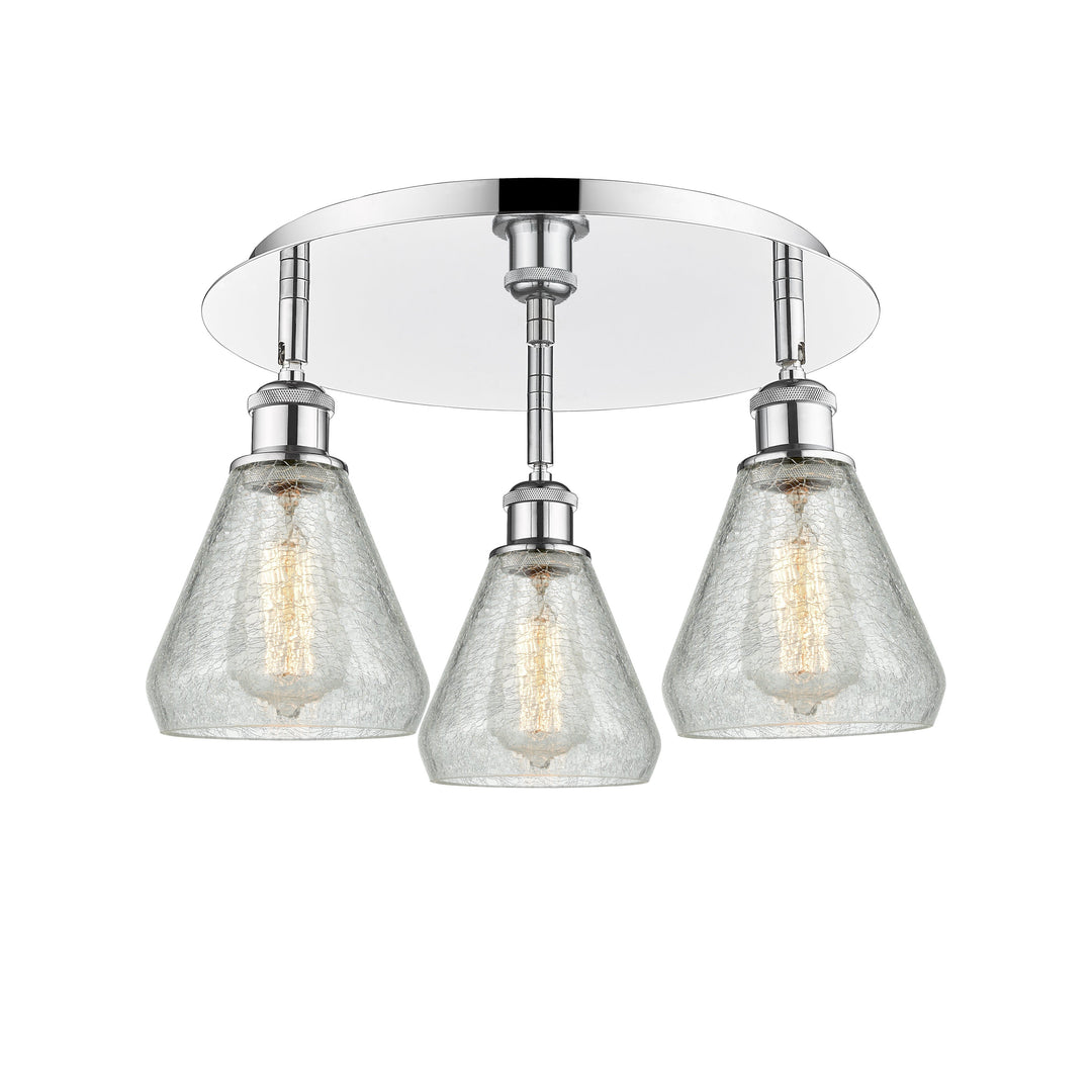 Innovations Downtown Urban 516-3C-PC-G275 Ceiling Light - Polished Chrome