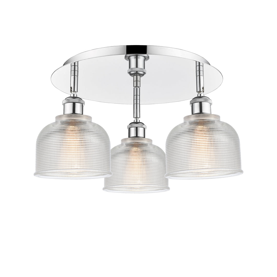Innovations Downtown Urban 516-3C-PC-G412 Ceiling Light - Polished Chrome