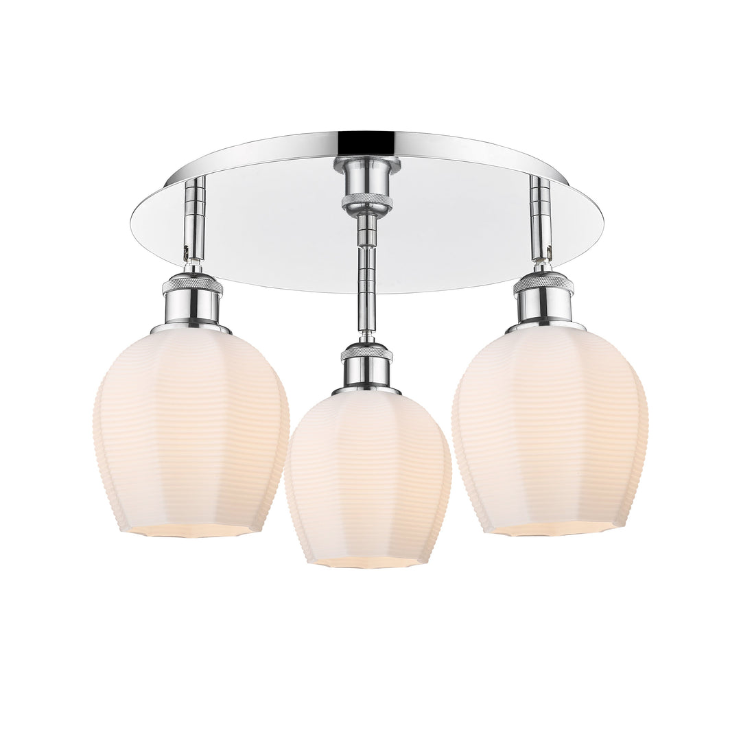 Innovations Downtown Urban 516-3C-PC-G461-6 Ceiling Light - Polished Chrome