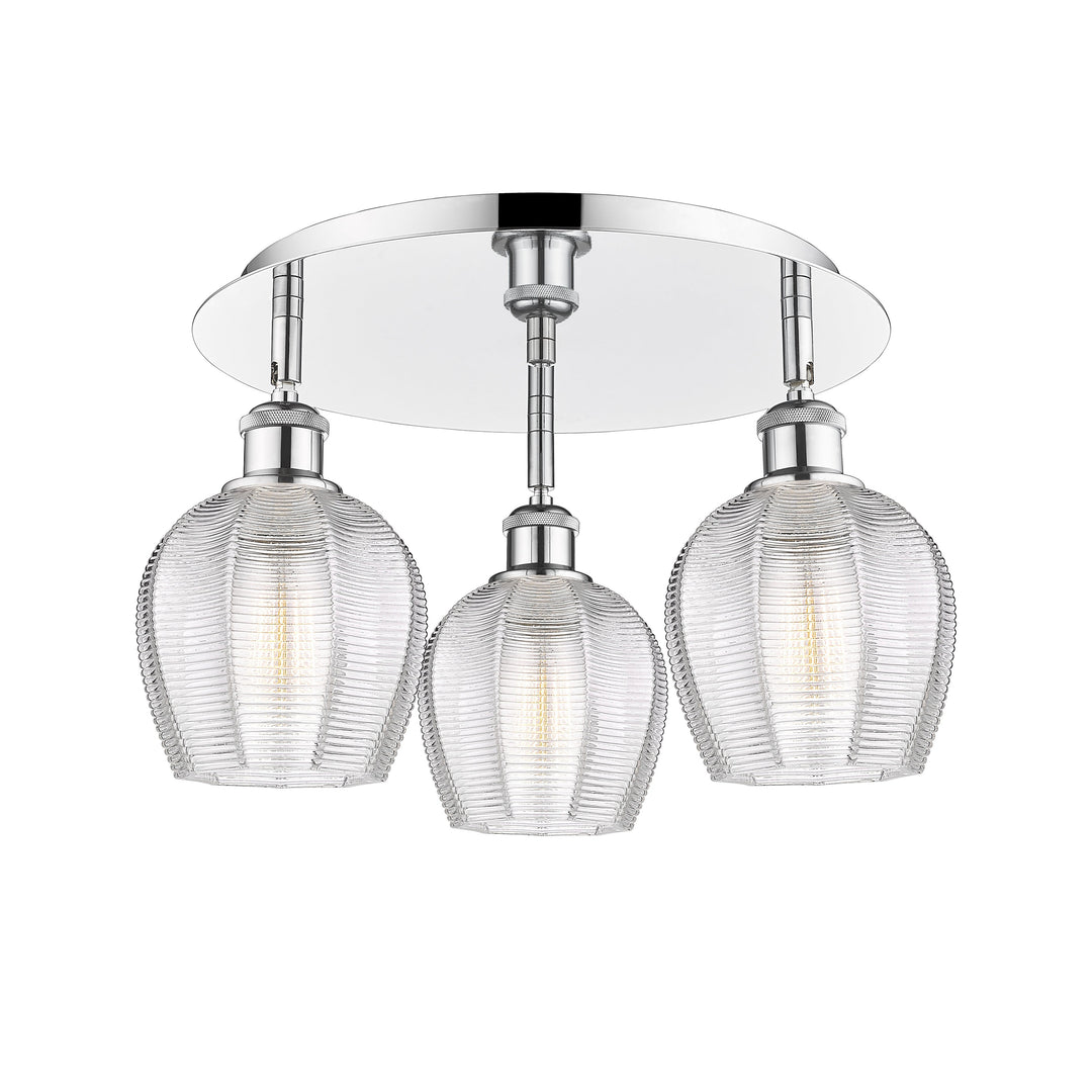 Innovations Downtown Urban 516-3C-PC-G462-6 Ceiling Light - Polished Chrome