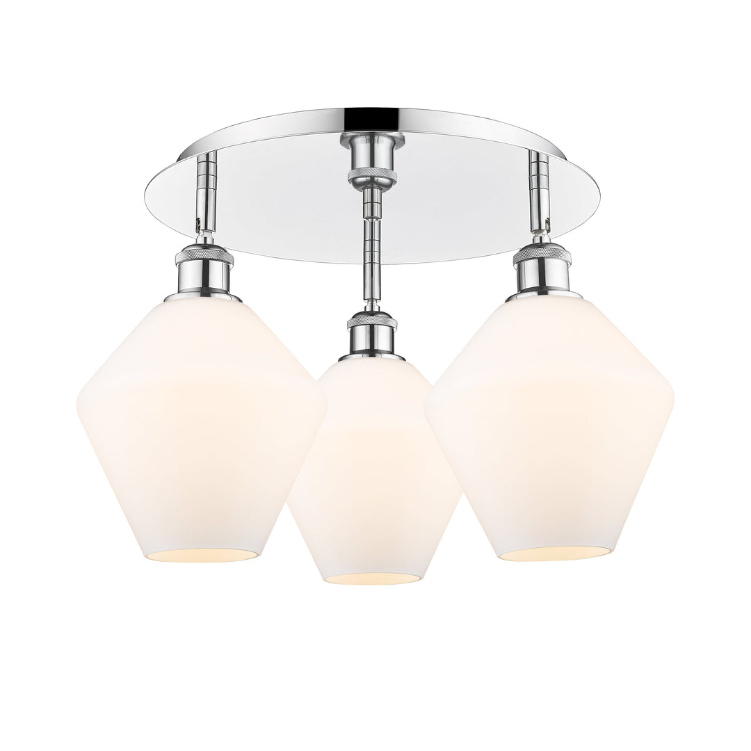 Innovations Downtown Urban 516-3C-PC-G651-8 Ceiling Light - Polished Chrome