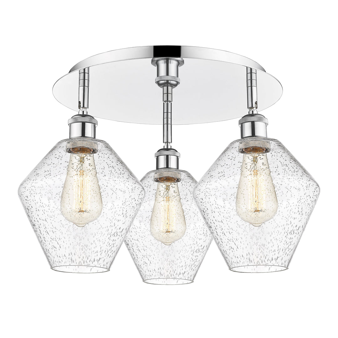 Innovations Downtown Urban 516-3C-PC-G654-8 Ceiling Light - Polished Chrome