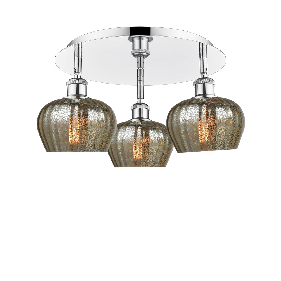 Innovations Downtown Urban 516-3C-PC-G96 Ceiling Light - Polished Chrome