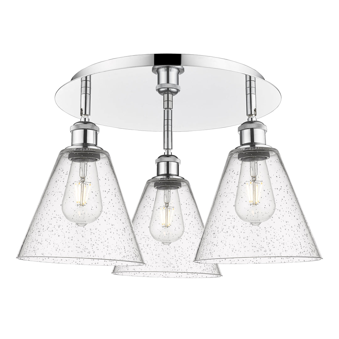 Innovations Downtown Urban 516-3C-PC-GBC-84 Ceiling Light - Polished Chrome