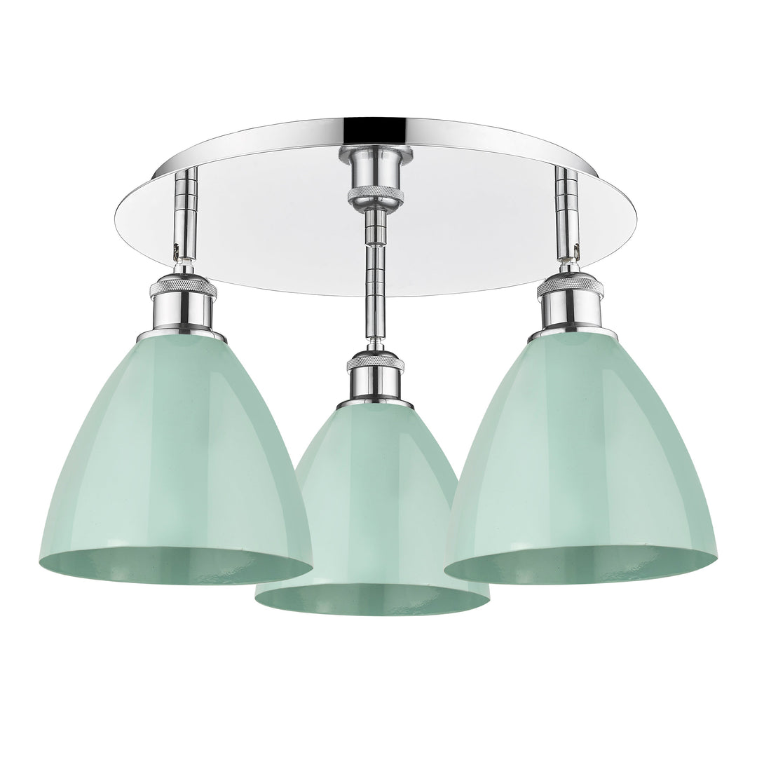 Innovations Downtown Urban 516-3C-PC-MBD-75-SF Ceiling Light - Polished Chrome