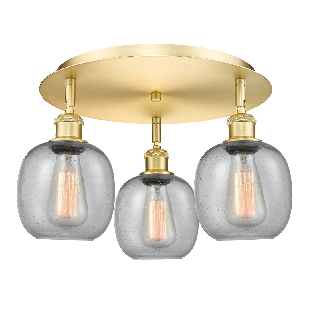 Innovations Downtown Urban 516-3C-SG-G104 Ceiling Light - Satin Gold
