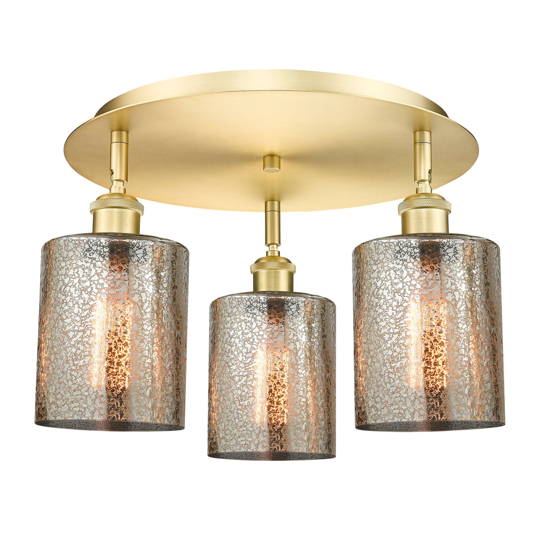 Innovations Downtown Urban 516-3C-SG-G116 Ceiling Light - Satin Gold