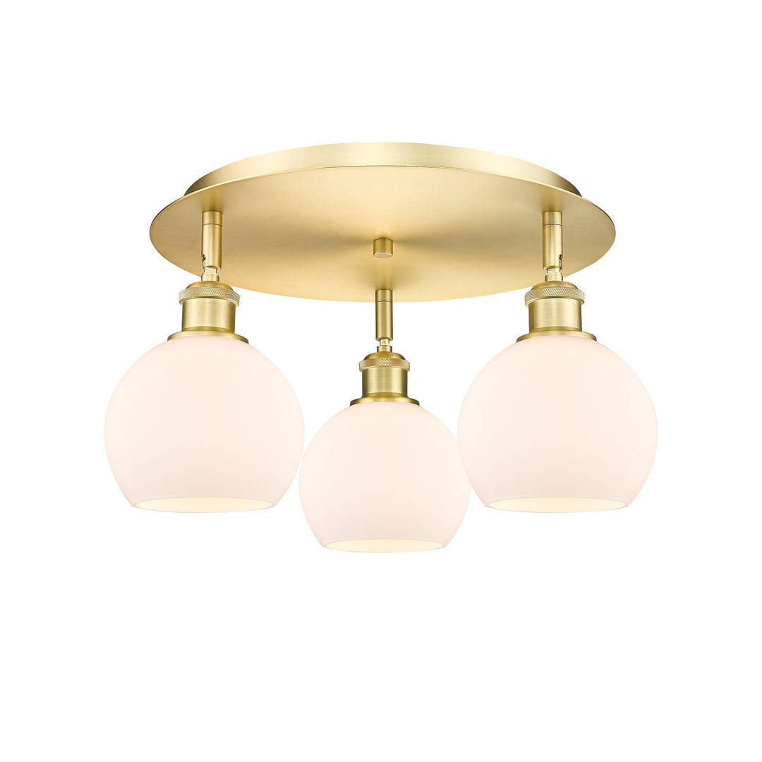 Innovations Downtown Urban 516-3C-SG-G121-6 Ceiling Light - Satin Gold