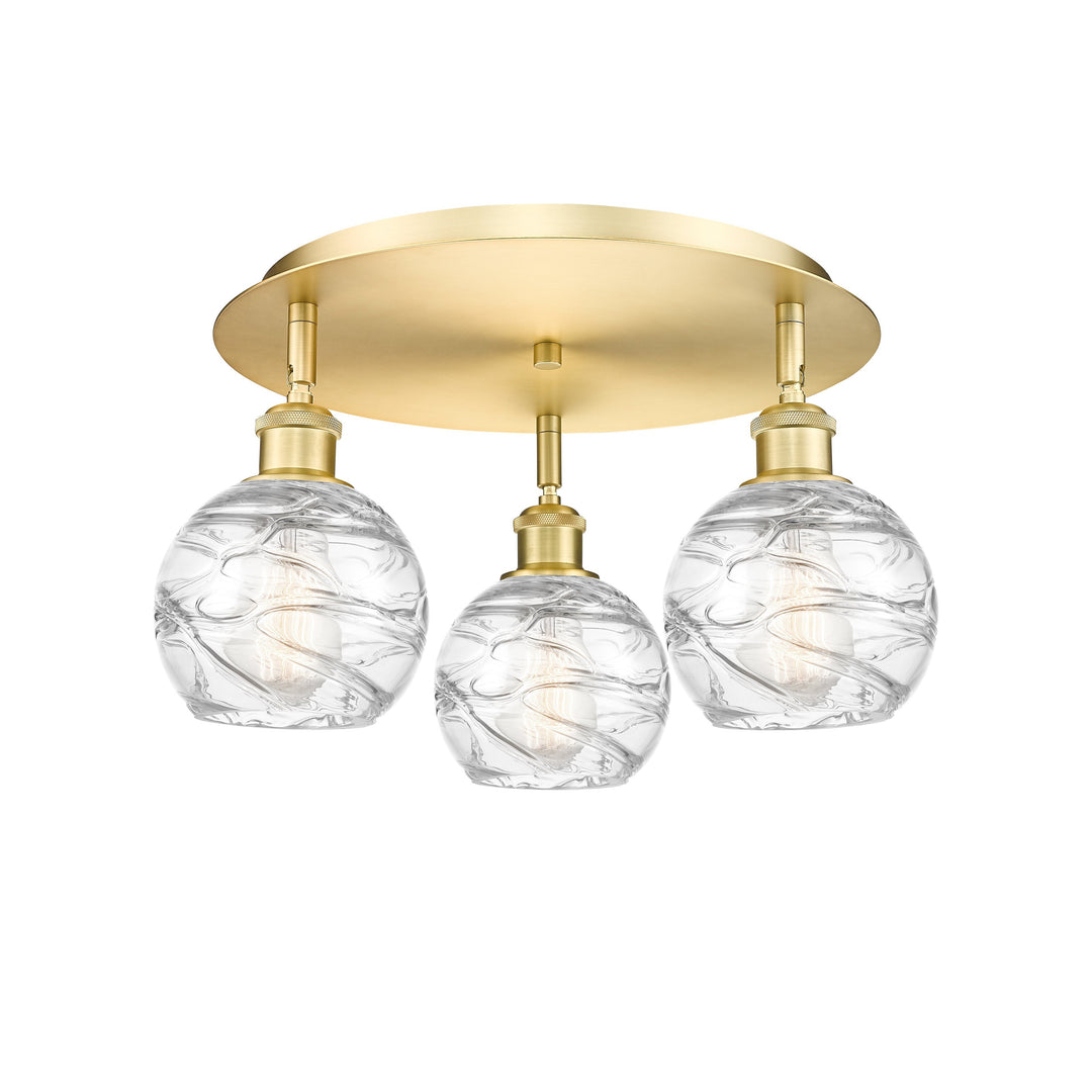 Innovations Downtown Urban 516-3C-SG-G1213-6 Ceiling Light - Satin Gold