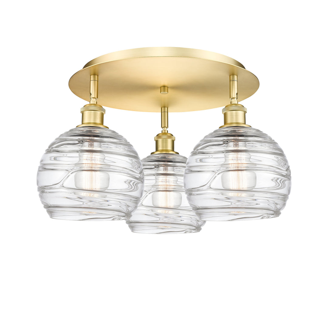Innovations Downtown Urban 516-3C-SG-G1213-8 Ceiling Light - Satin Gold