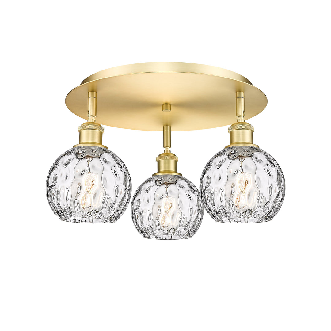 Innovations Downtown Urban 516-3C-SG-G1215-6 Ceiling Light - Satin Gold