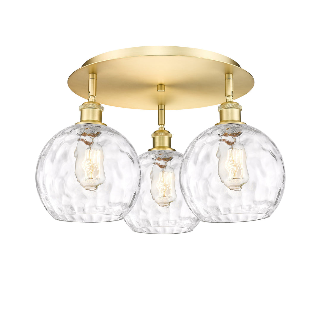 Innovations Downtown Urban 516-3C-SG-G1215-8 Ceiling Light - Satin Gold