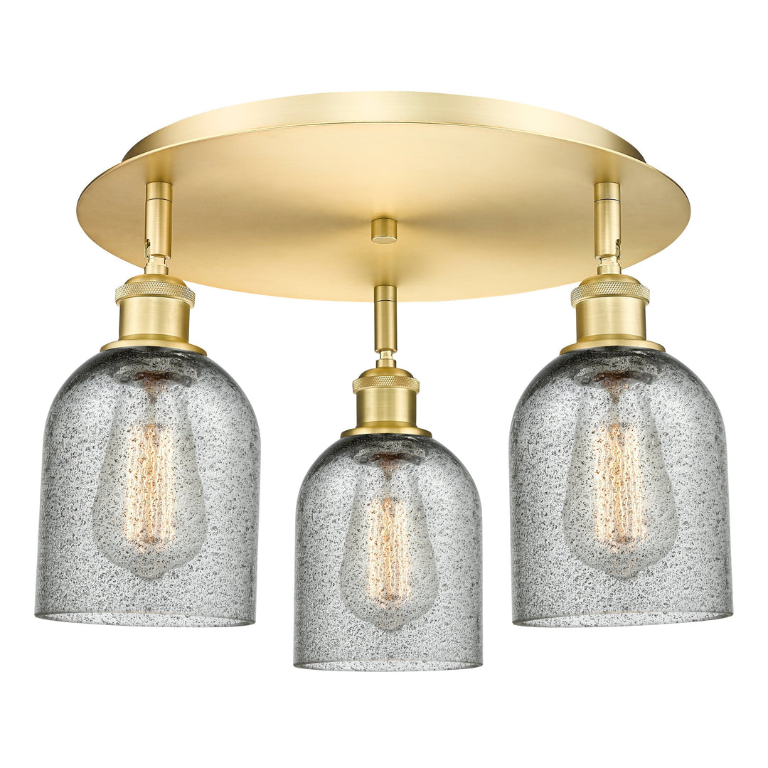 Innovations Downtown Urban 516-3C-SG-G257 Ceiling Light - Satin Gold