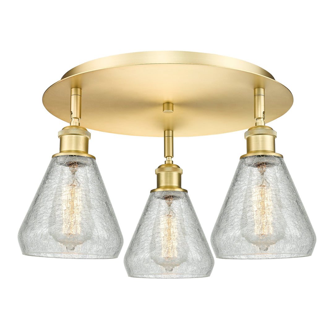 Innovations Downtown Urban 516-3C-SG-G275 Ceiling Light - Satin Gold