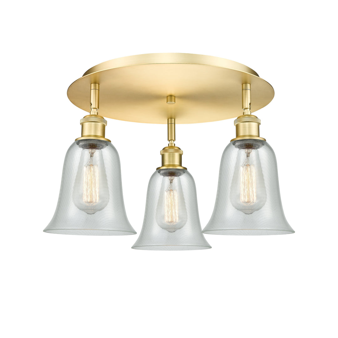 Innovations Downtown Urban 516-3C-SG-G2812 Ceiling Light - Satin Gold