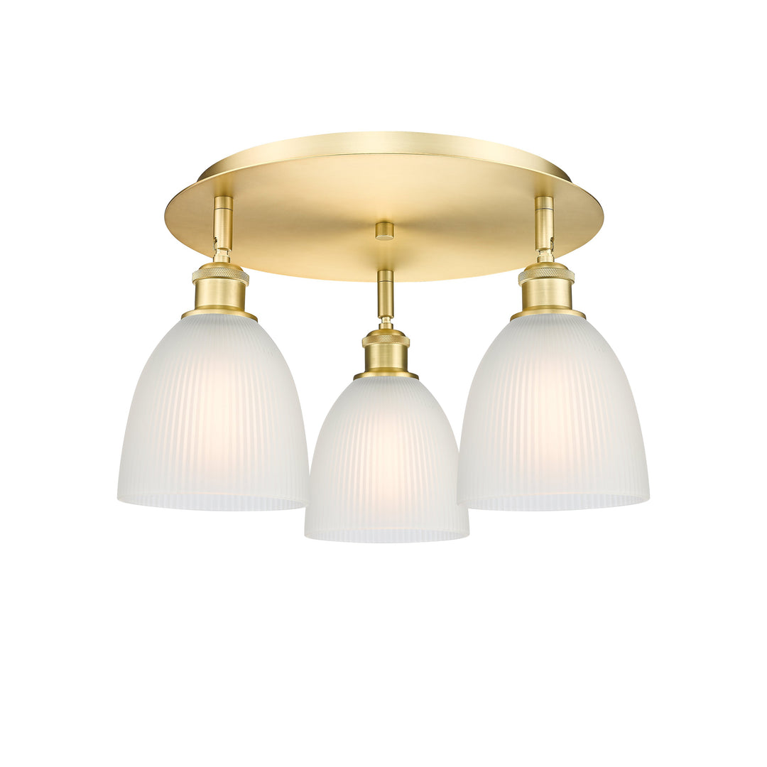 Innovations Downtown Urban 516-3C-SG-G381 Ceiling Light - Satin Gold