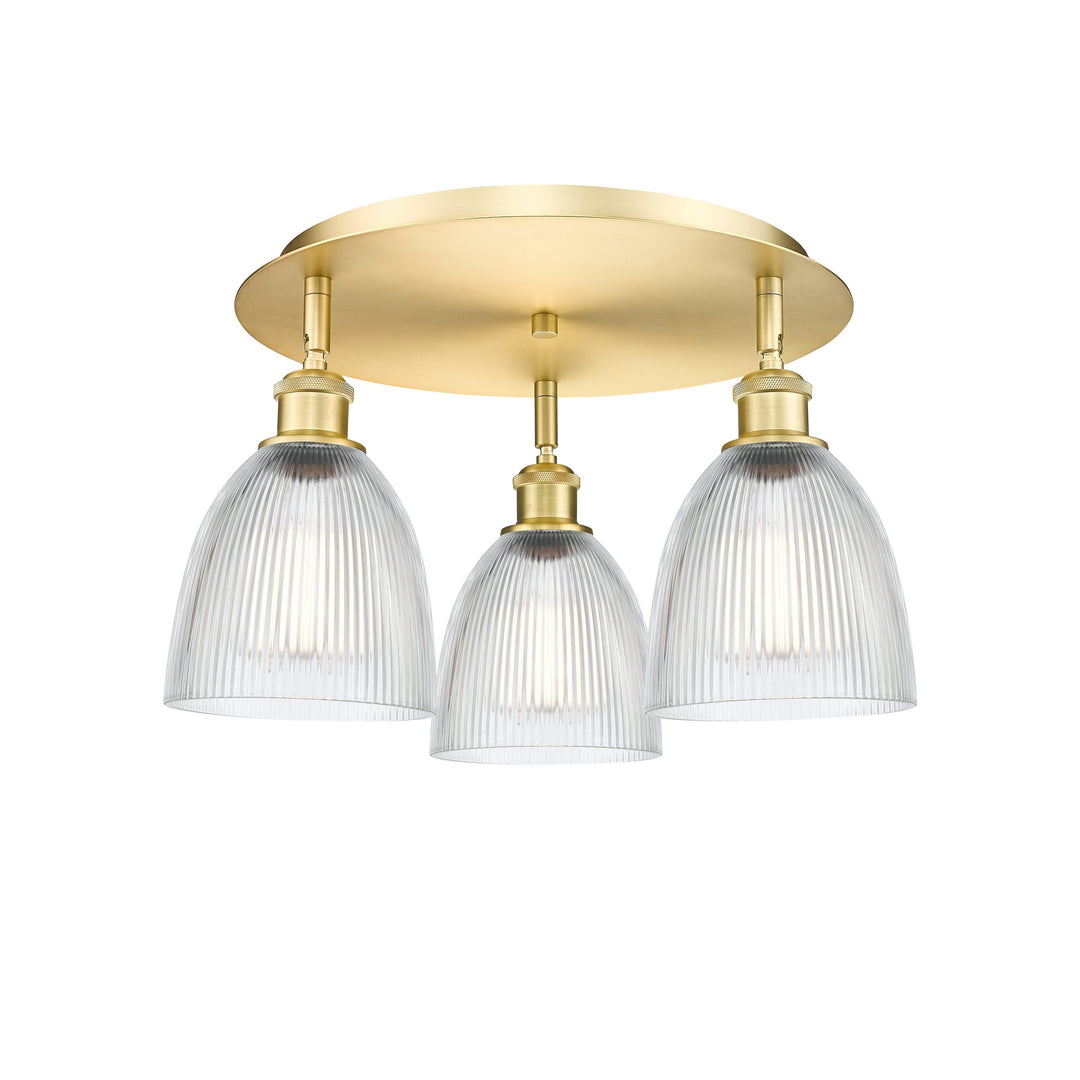 Innovations Downtown Urban 516-3C-SG-G382 Ceiling Light - Satin Gold