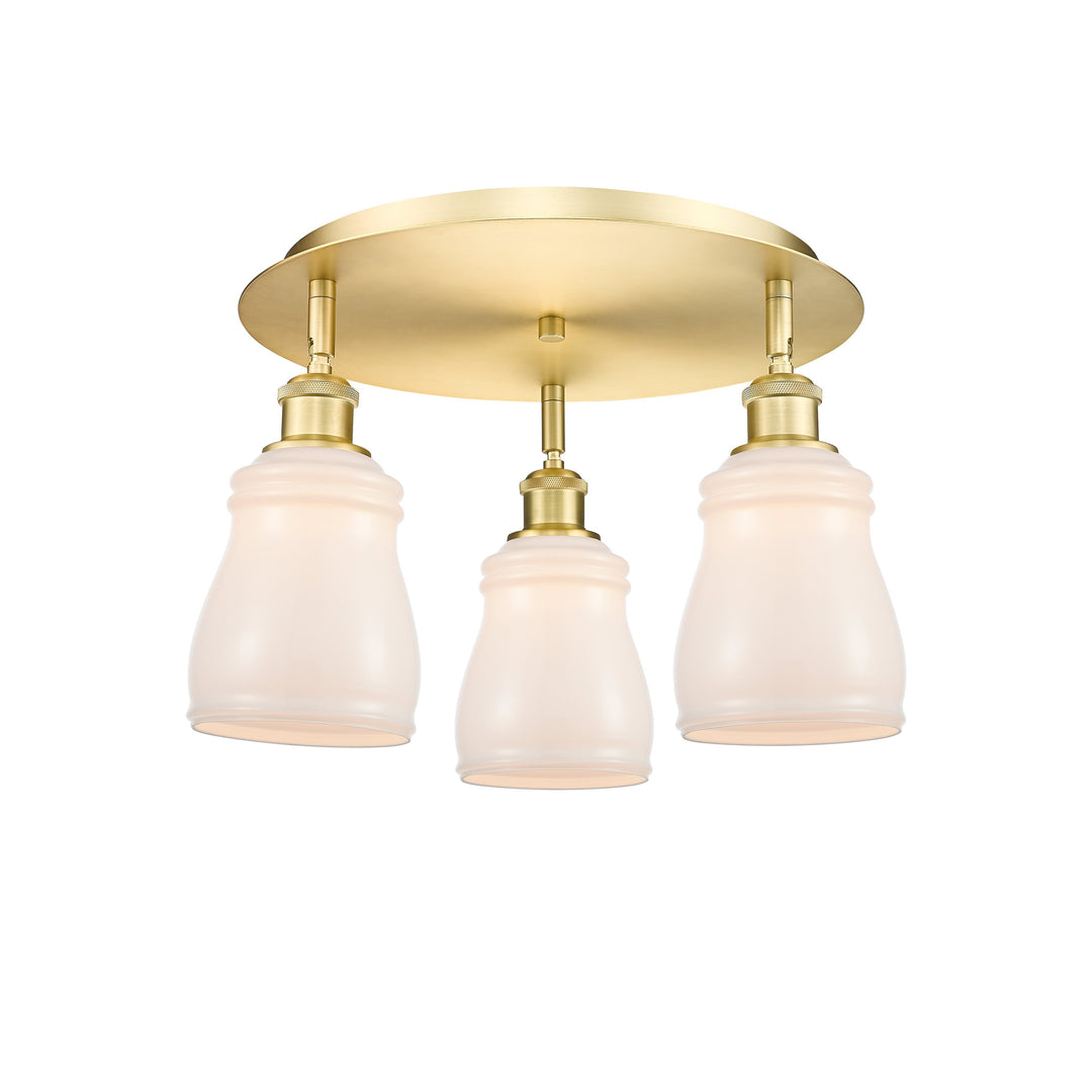 Innovations Downtown Urban 516-3C-SG-G391 Ceiling Light - Satin Gold