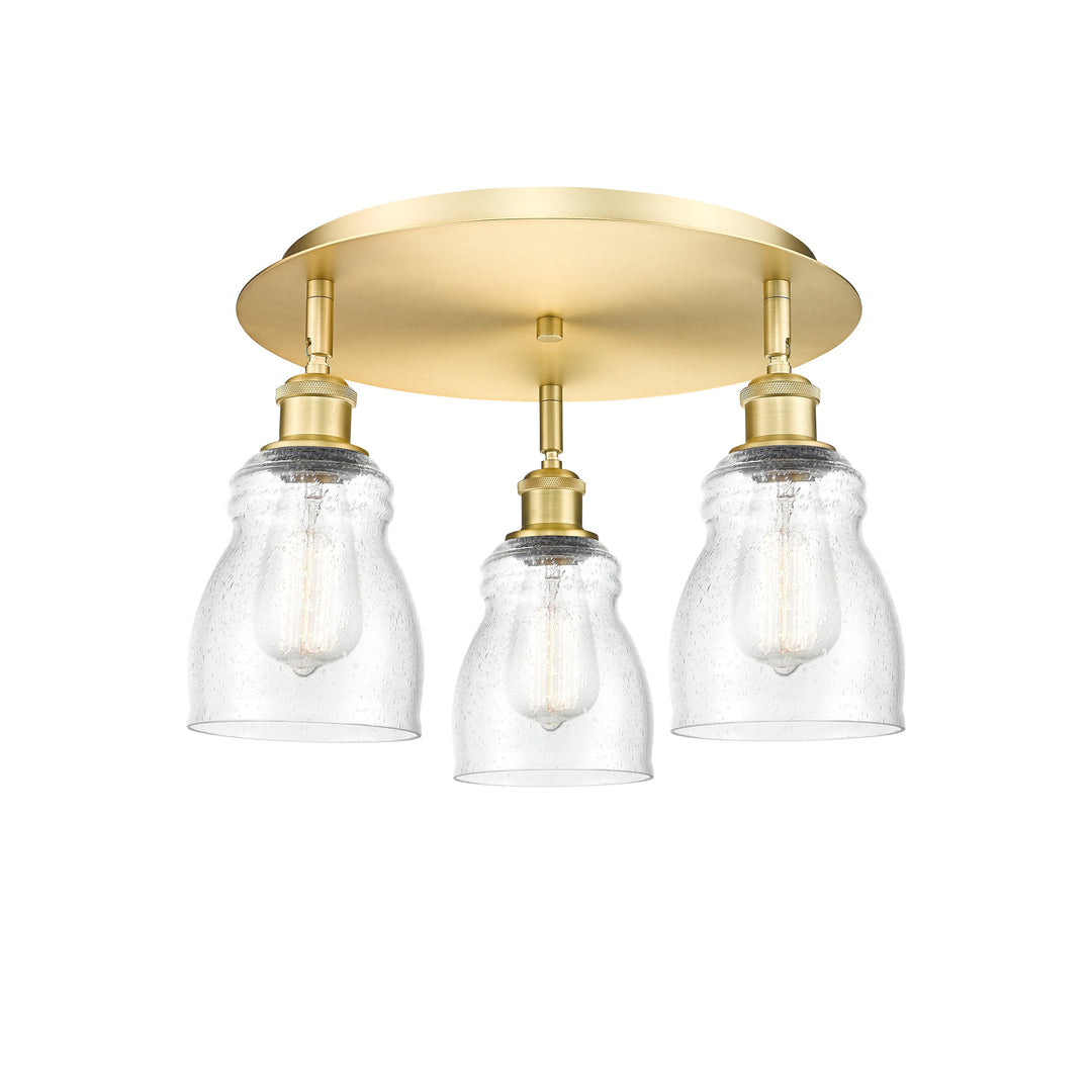 Innovations Downtown Urban 516-3C-SG-G394 Ceiling Light - Satin Gold