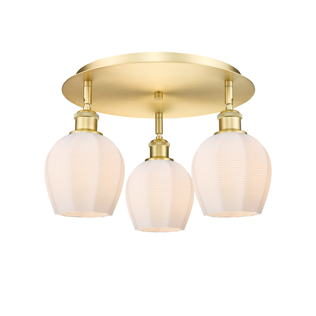 Innovations Downtown Urban 516-3C-SG-G461-6 Ceiling Light - Satin Gold