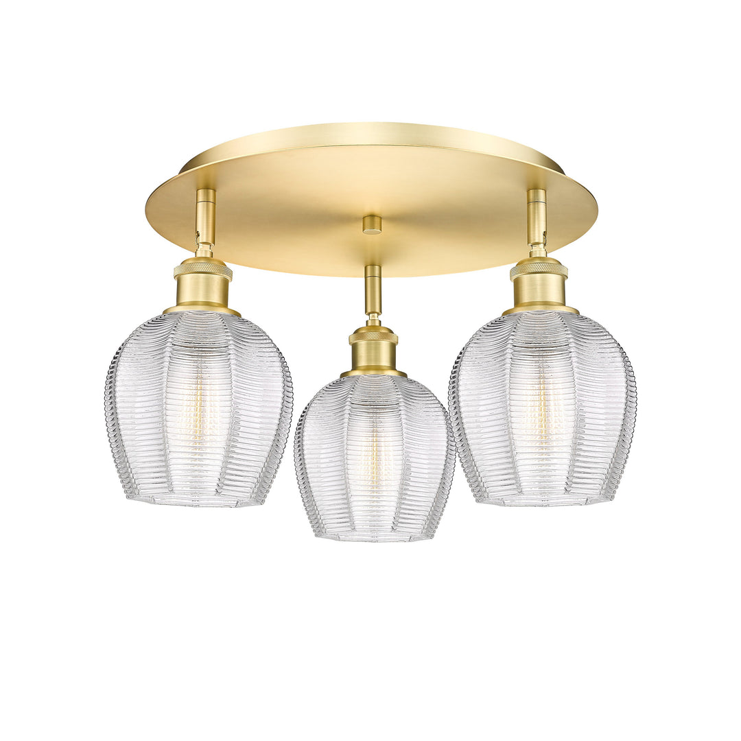 Innovations Downtown Urban 516-3C-SG-G462-6 Ceiling Light - Satin Gold
