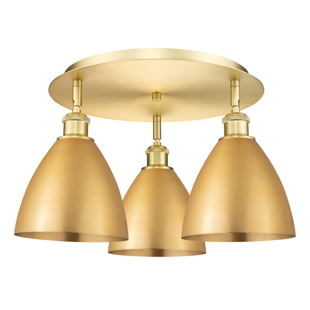 Innovations Downtown Urban 516-3C-SG-MBD-75-SG Ceiling Light - Satin Gold