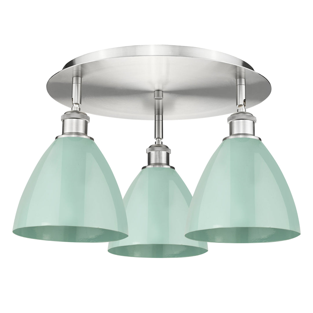 Innovations Downtown Urban 516-3C-SN-MBD-75-SF Ceiling Light - Satin Nickel