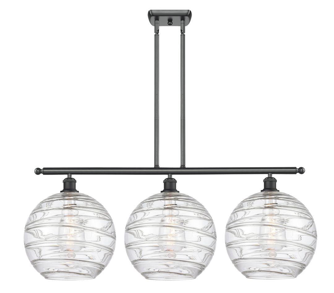 Innovations Ballston 516-3I-BK-G1213-12 Chandelier Light - Matte Black