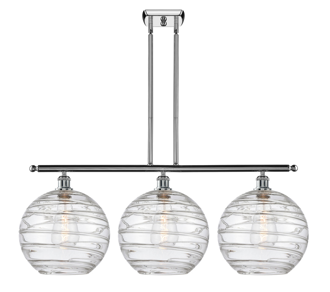 Innovations Ballston 516-3I-PC-G1213-12 Chandelier Light - Polished Chrome