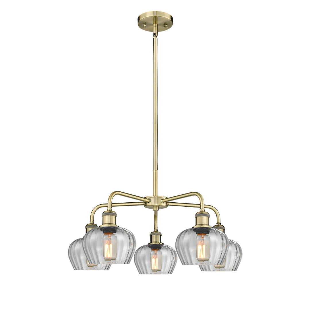 Innovations Downtown Urban 516-5CR-AB-G92 Chandelier Light - Antique Brass