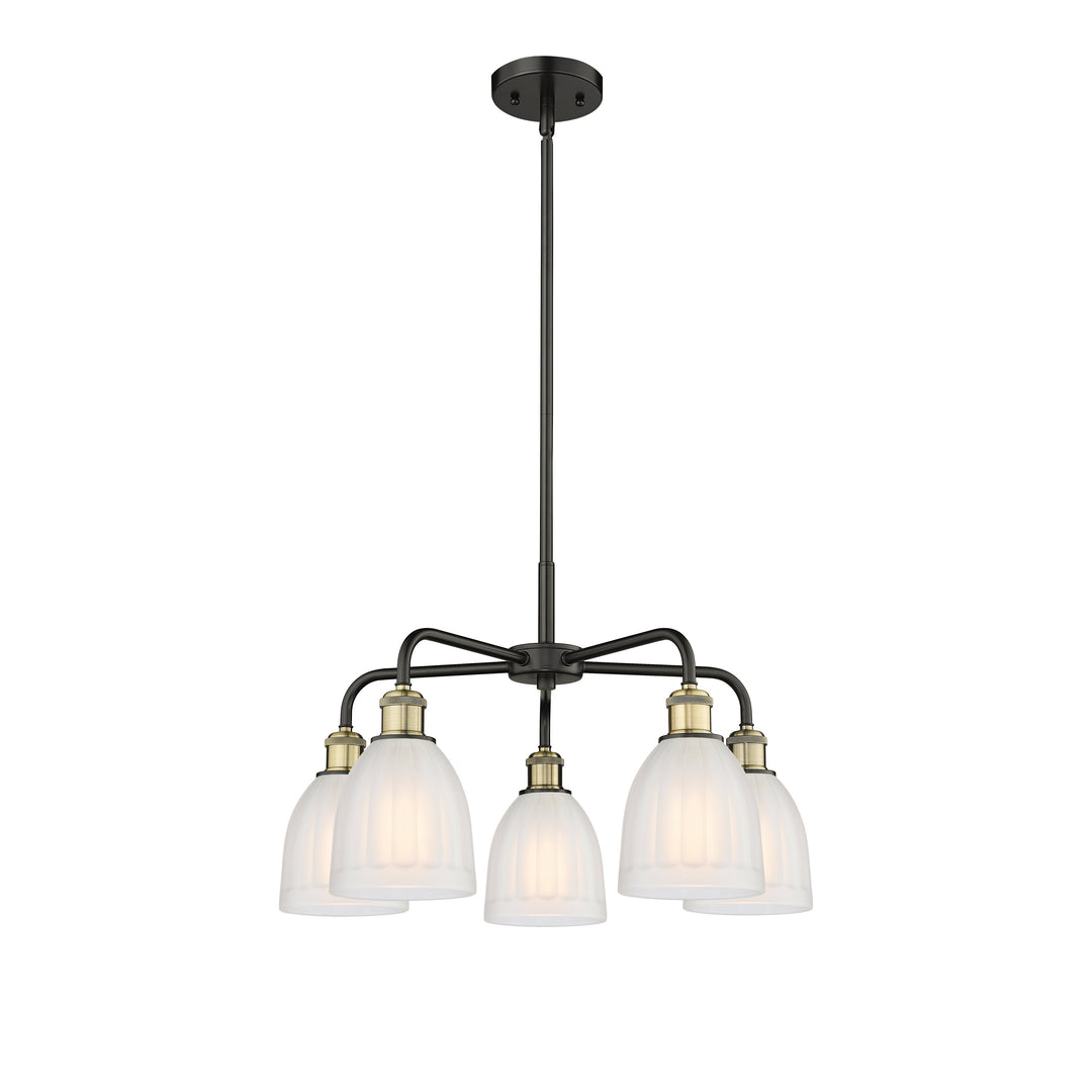 Innovations Downtown Urban 516-5CR-BAB-G441 Chandelier Light - Black Antique Brass