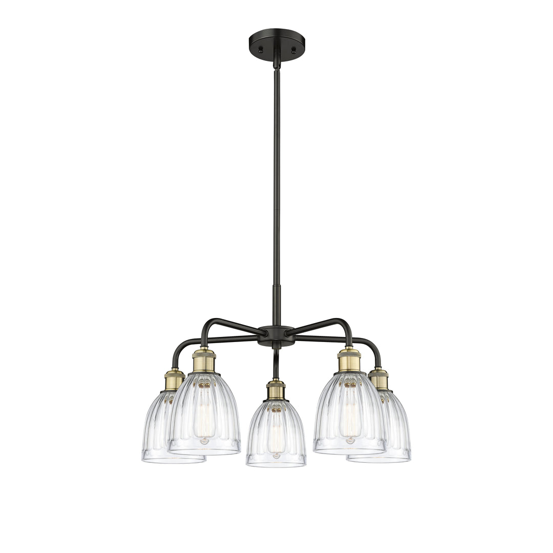 Innovations Downtown Urban 516-5CR-BAB-G442 Chandelier Light - Black Antique Brass