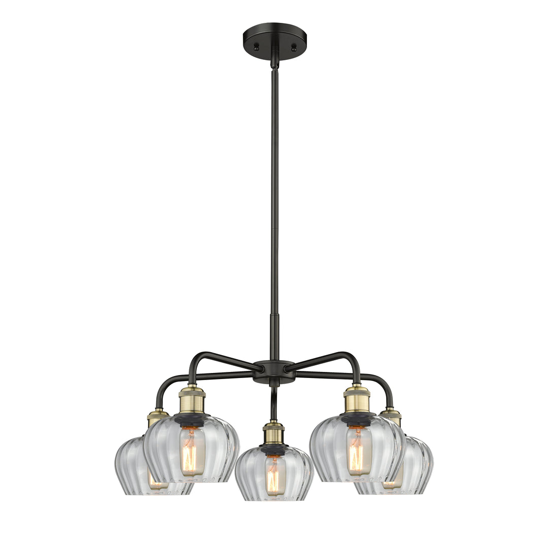 Innovations Downtown Urban 516-5CR-BAB-G92 Chandelier Light - Black Antique Brass