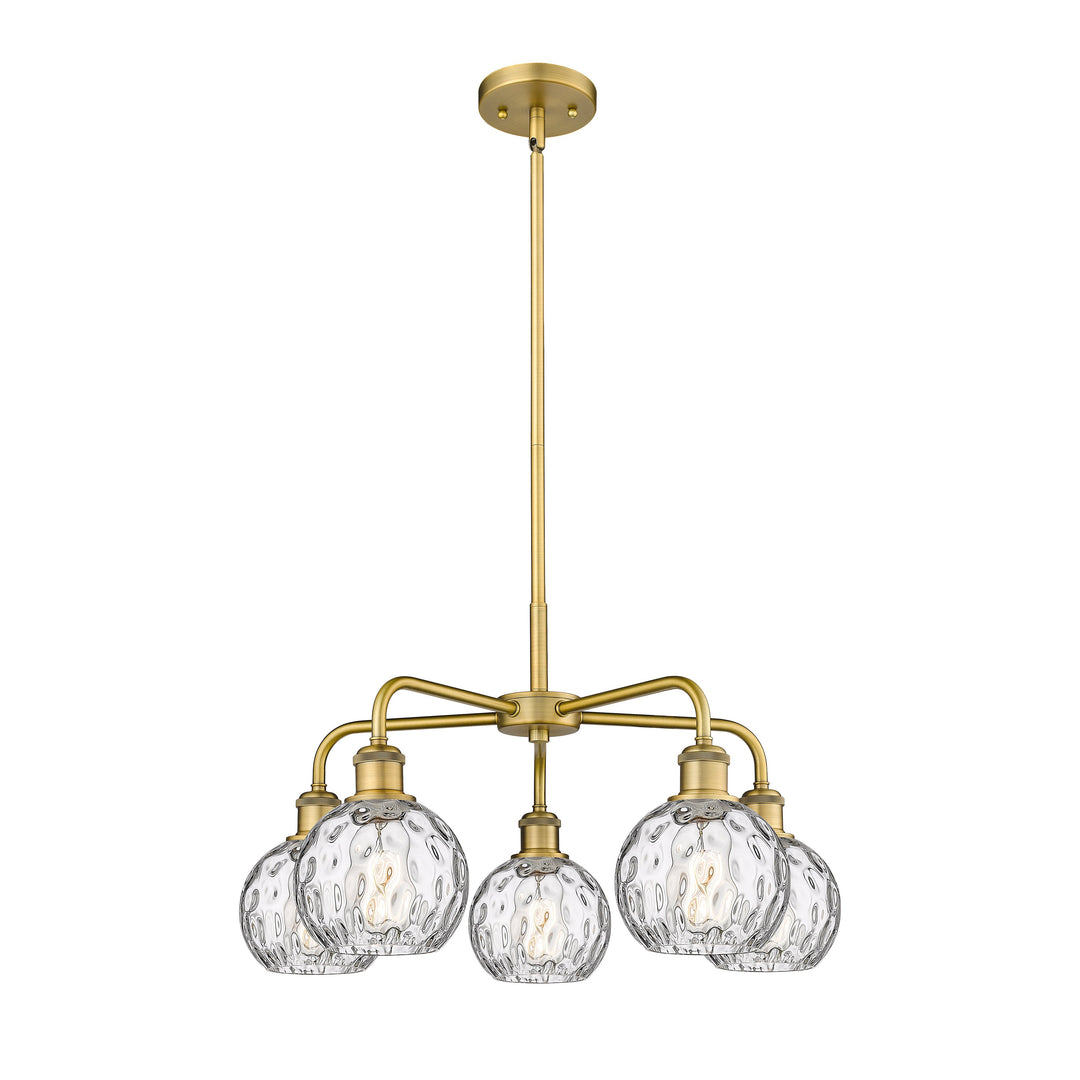 Innovations Downtown Urban 516-5CR-BB-G1215-6 Chandelier Light - Brushed Brass