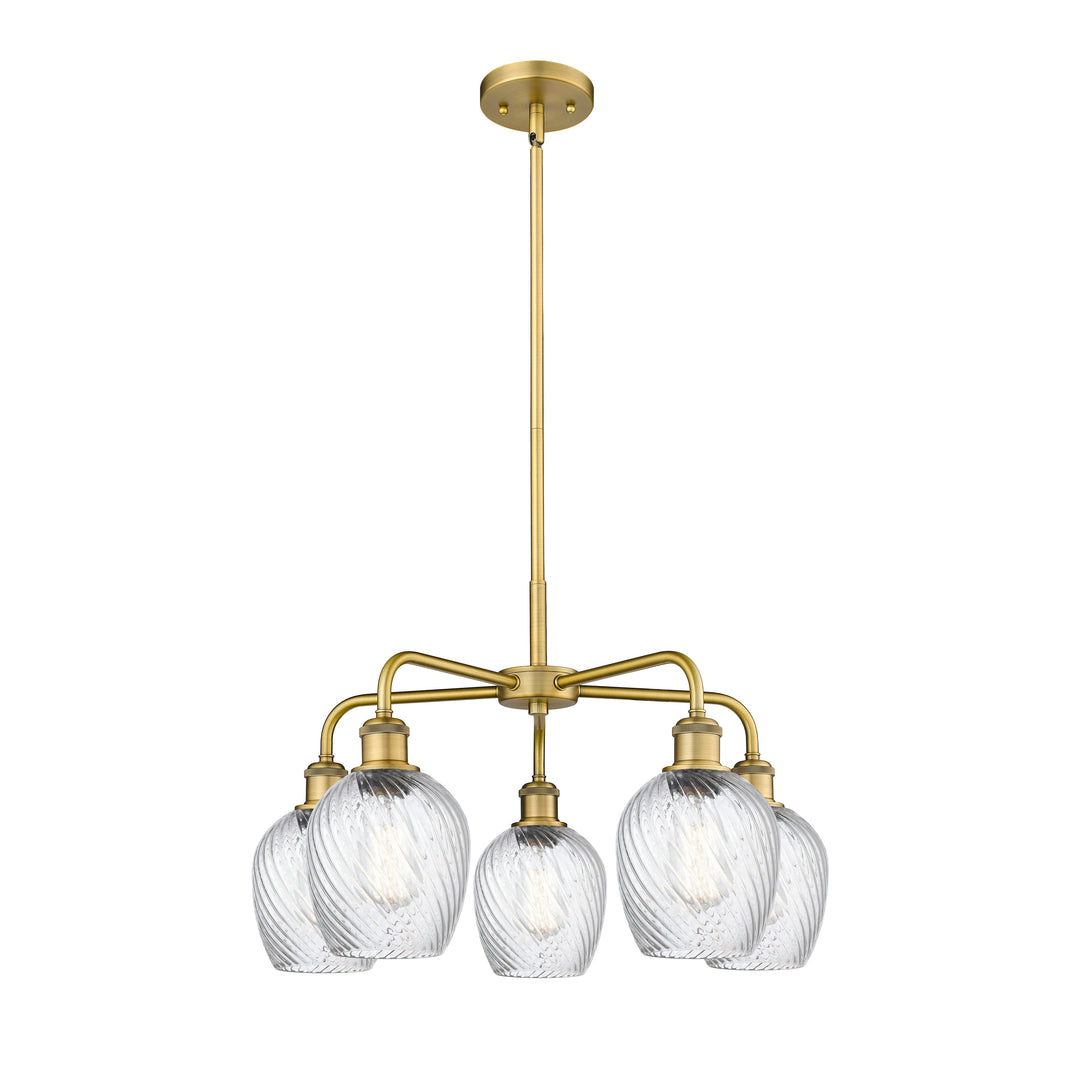 Innovations Downtown Urban 516-5CR-BB-G292 Chandelier Light - Brushed Brass