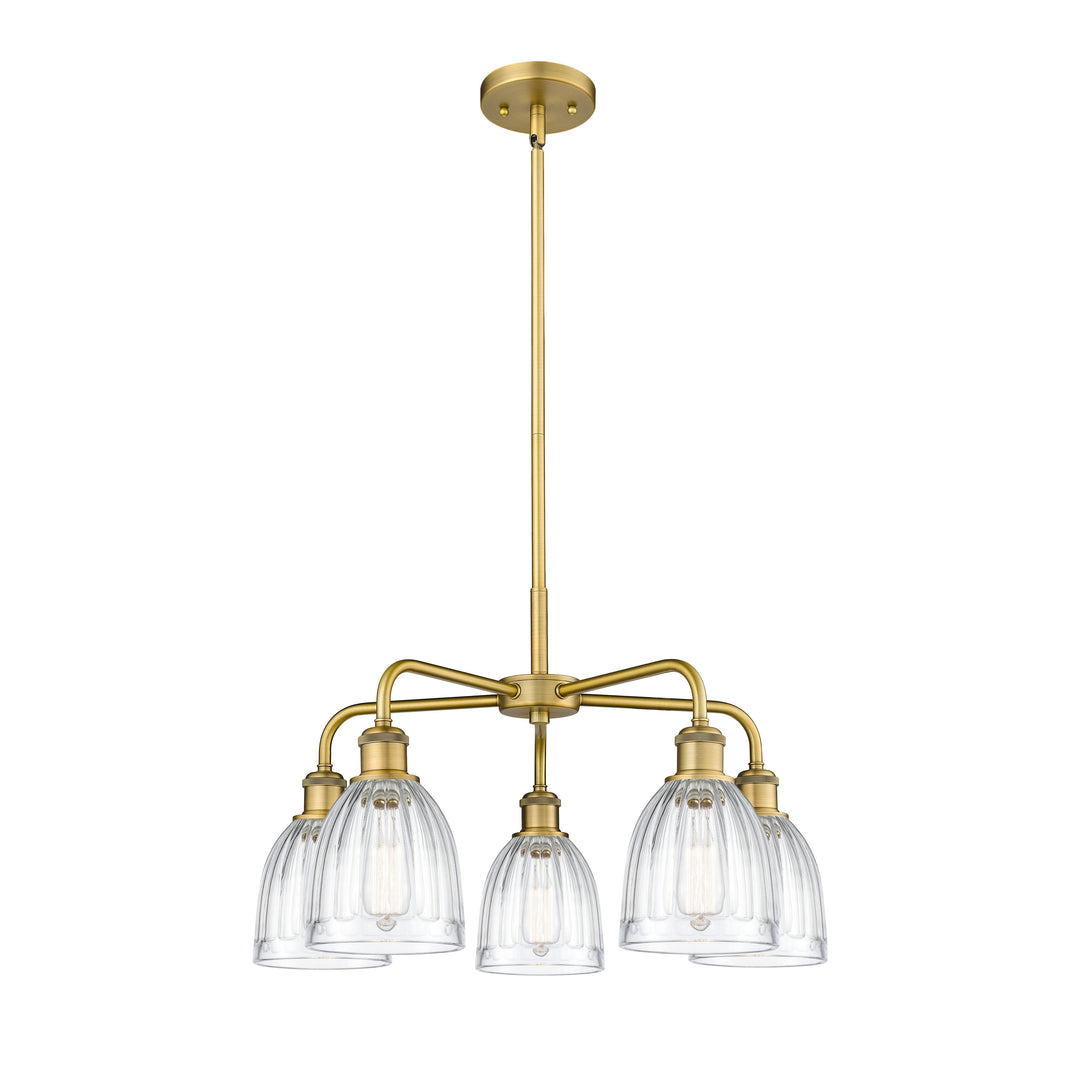 Innovations Downtown Urban 516-5CR-BB-G442 Chandelier Light - Brushed Brass