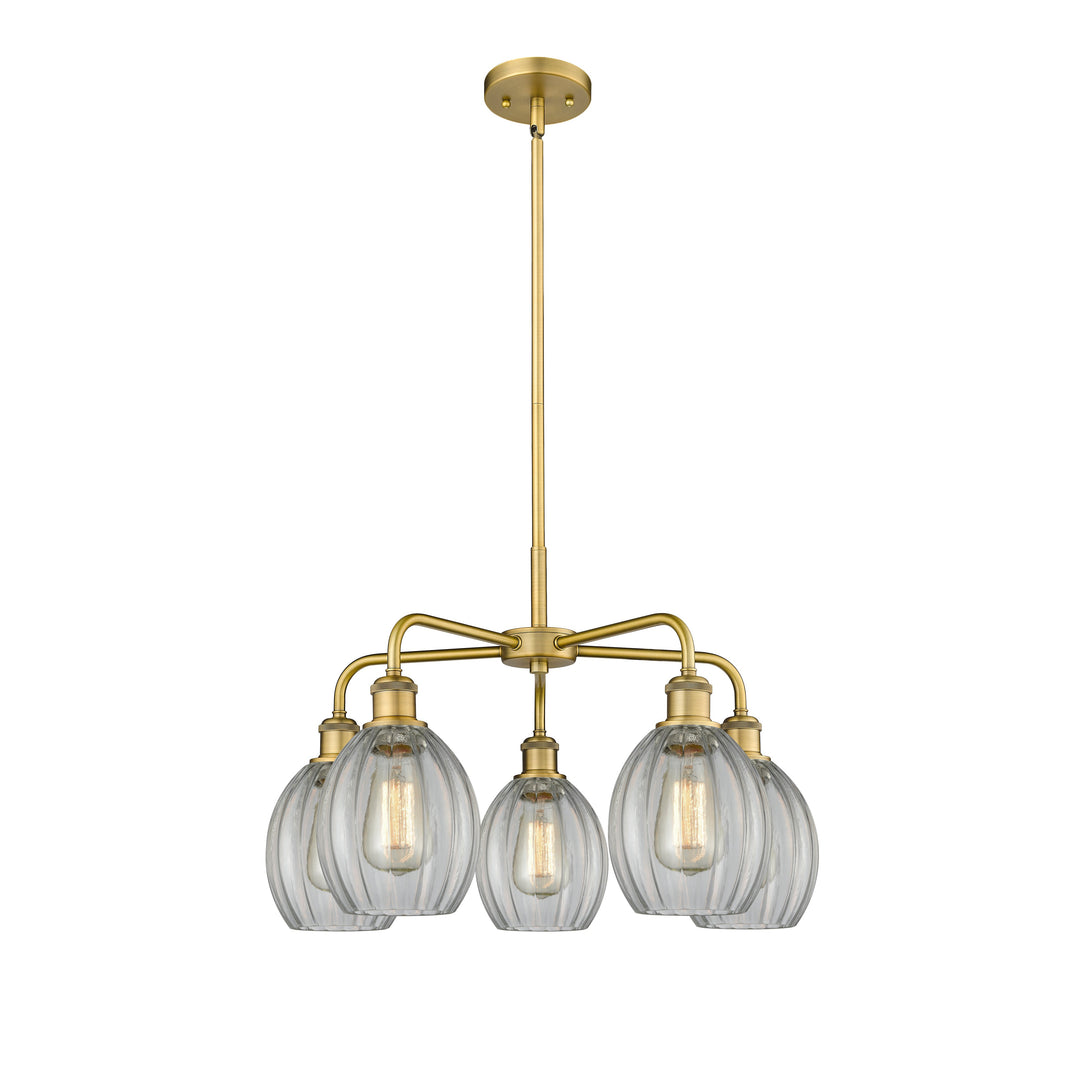 Innovations Downtown Urban 516-5CR-BB-G82 Chandelier Light - Brushed Brass