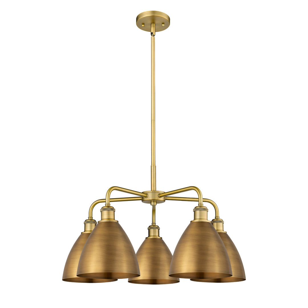 Innovations Downtown Urban 516-5CR-BB-MBD-75-BB Chandelier Light - Brushed Brass