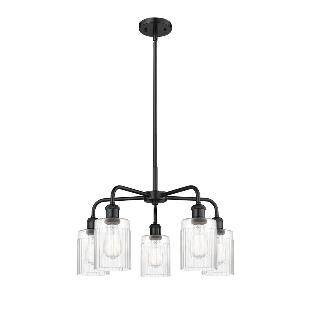 Innovations Downtown Urban 516-5CR-BK-G342 Chandelier Light - Matte Black