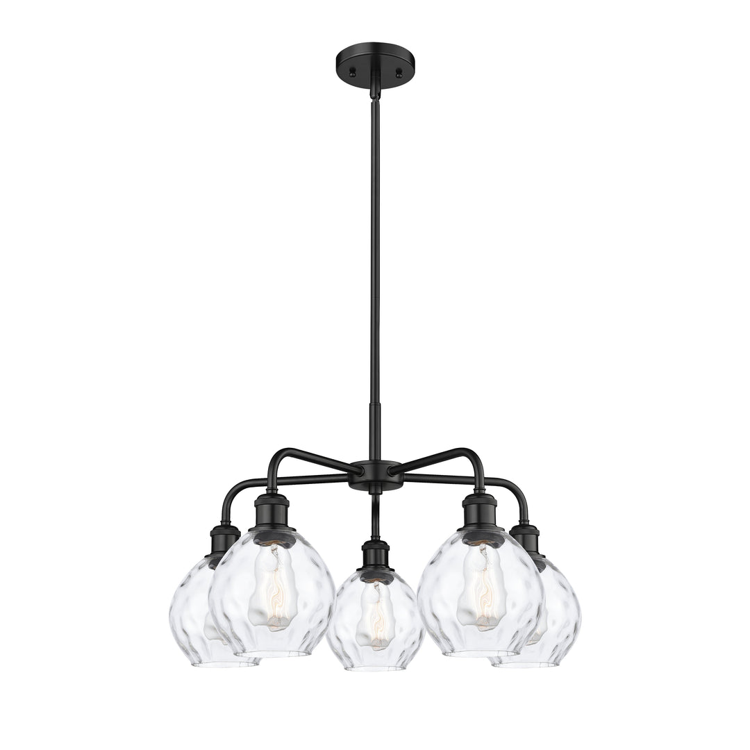 Innovations Downtown Urban 516-5CR-BK-G362 Chandelier Light - Matte Black