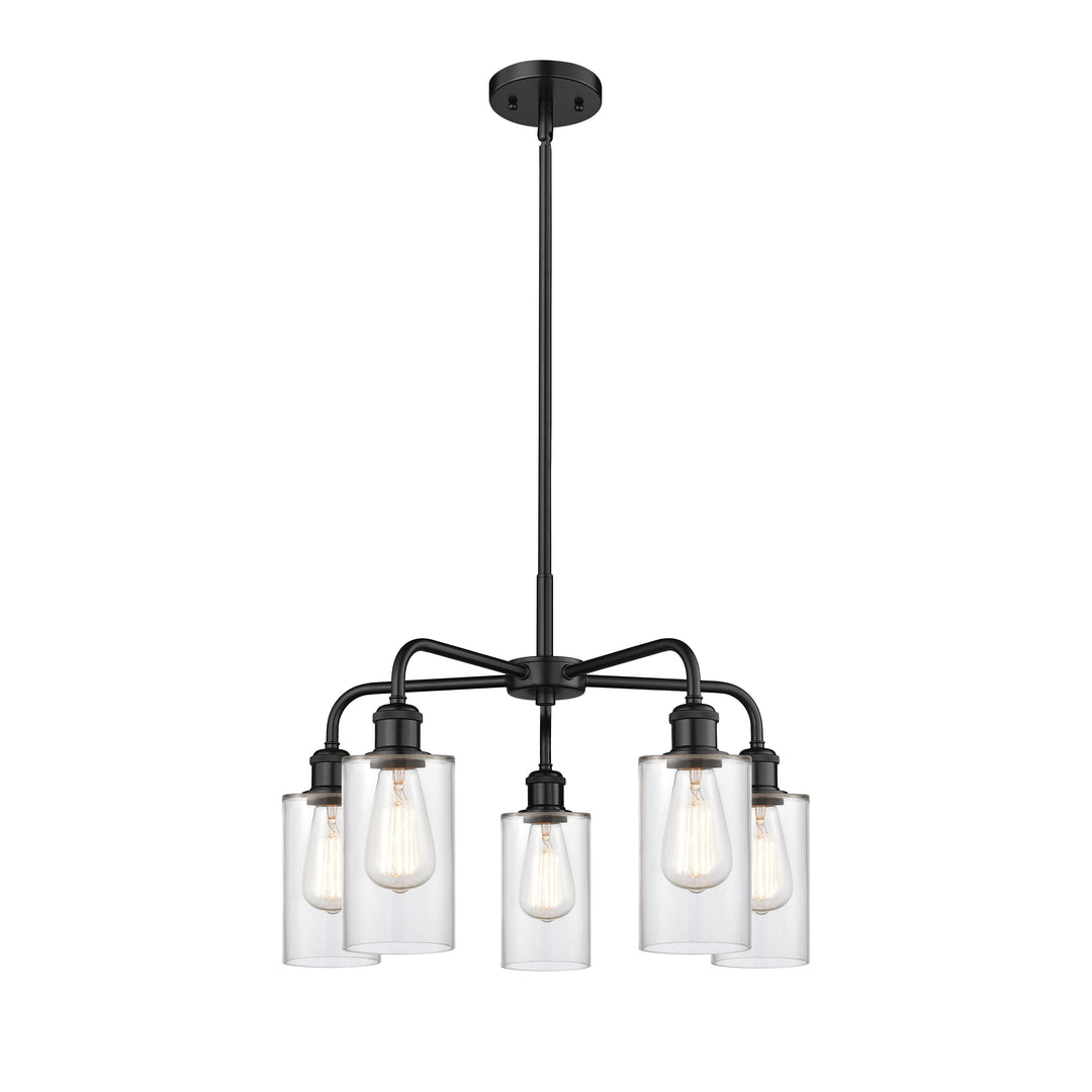 Innovations Downtown Urban 516-5CR-BK-G802 Chandelier Light - Matte Black