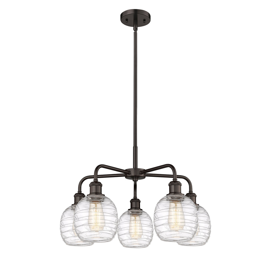 Innovations Downtown Urban 516-5CR-OB-G1013 Chandelier Light - Oil Rubbed Bronze