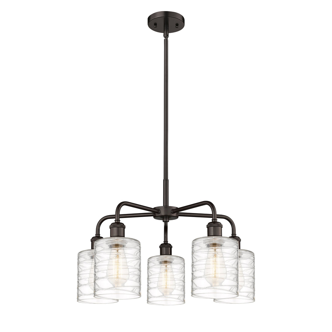 Innovations Downtown Urban 516-5CR-OB-G1113 Chandelier Light - Oil Rubbed Bronze